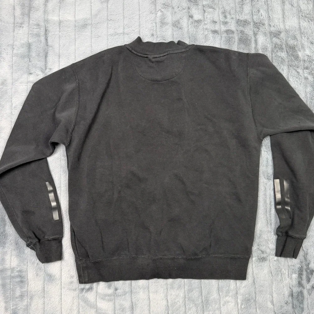 Adidas Originals Mens Full Zip Bomber Sweatshirt Black Trefoil BK0520 Medium